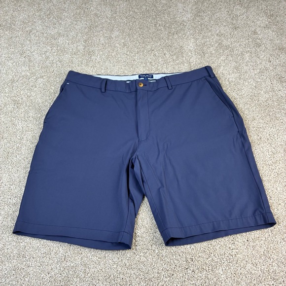 Peter Millar Crown Crafted Golf Shorts Mens Size 38 Blue Performance Preppy - Picture 1 of 8